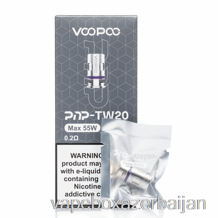 Vape Baku VOOPOO PnP Replacement Coils 0.20ohm PnP-TW20 Mesh Coils